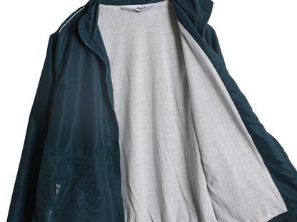 90s リーボック フルジップ ナイロン トラック ジャケット メンズ M / 古着 オールド ウインドブレーカー ジャンパー ブルゾン ハイネック