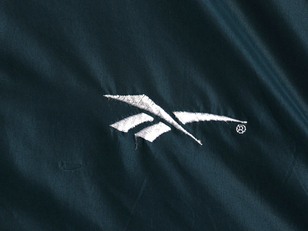 90s リーボック フルジップ ナイロン トラック ジャケット メンズ M / 古着 オールド ウインドブレーカー ジャンパー ブルゾン ハイネック