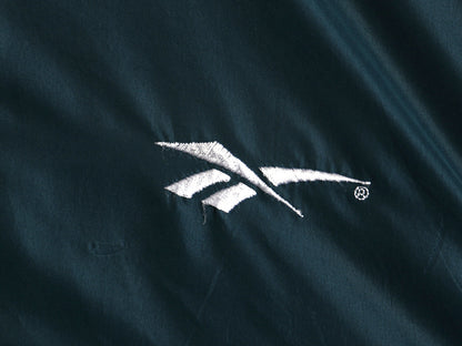 90s リーボック フルジップ ナイロン トラック ジャケット メンズ M / 古着 オールド ウインドブレーカー ジャンパー ブルゾン ハイネック