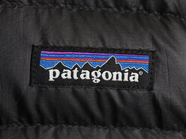 パタゴニア ダウン セーター ジャケット メンズ XS / 20年製 ナイロン フルジップ 800フィル アウトドア パッカブル ブルゾン 黒 シンプル