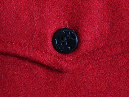 デッドストック ショット CPO 長袖 ウール シャツ メンズ XL 長袖シャツ ジャケット メルトン ヘビーウェイト 無地 シンプル 大きいサイズ