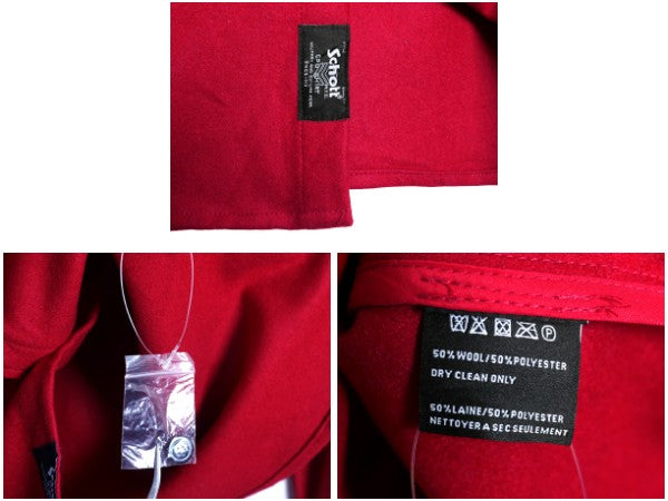 デッドストック ショット CPO 長袖 ウール シャツ メンズ XL 長袖シャツ ジャケット メルトン ヘビーウェイト 無地 シンプル 大きいサイズ