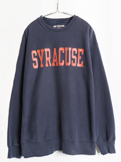 00s チャンピオン オリジナル リバースウィーブ カレッジ プリント スウェット メンズ XL / オールド トレーナー 裏起毛 大きいサイズ 厚手