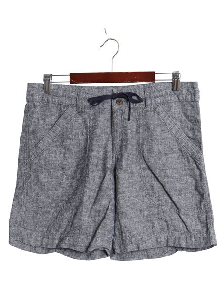 パタゴニア アイランド ヘンプ ショーツ レディース M アウトドア ショートパンツ 短パン ノータック オーガニック コットン シャンブレー
