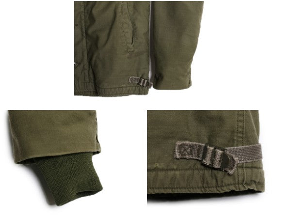 70s 初期 ALPHA INDUSTRIES 社製 A-2 デッキ ジャケット SMALL 民間 ヴィンテージ アルファ USN ネイビー ミリタリー 裏ボア ライナー付き
