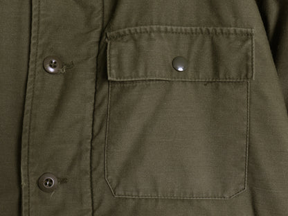 70s 初期 ALPHA INDUSTRIES 社製 A-2 デッキ ジャケット SMALL 民間 ヴィンテージ アルファ USN ネイビー ミリタリー 裏ボア ライナー付き