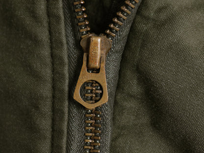 70s 初期 ALPHA INDUSTRIES 社製 A-2 デッキ ジャケット SMALL 民間 ヴィンテージ アルファ USN ネイビー ミリタリー 裏ボア ライナー付き