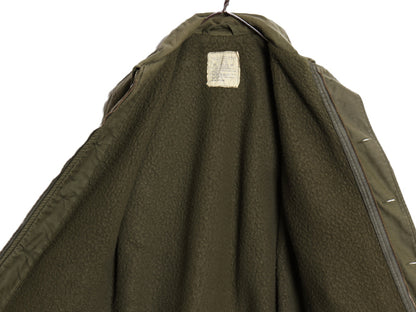 70s 初期 ALPHA INDUSTRIES 社製 A-2 デッキ ジャケット SMALL 民間 ヴィンテージ アルファ USN ネイビー ミリタリー 裏ボア ライナー付き