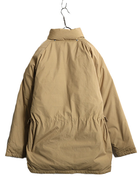 80s 茶タグ ★ ノースフェイス セロー ダウン ジャケット メンズ L 古着 USA製 ヴィンテージ アウトドア ジャンパー ハイネック フルジップ