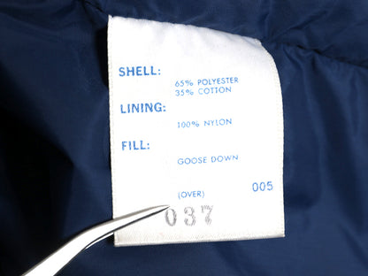 80s 茶タグ ★ ノースフェイス セロー ダウン ジャケット メンズ L 古着 USA製 ヴィンテージ アウトドア ジャンパー ハイネック フルジップ