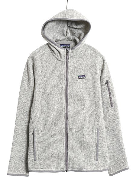 パタゴニア ベターセーター フーディ レディース S / 12年製 アウトドア 裏起毛 フリース パーカー フルジップ ジャケット 霜降り グレー