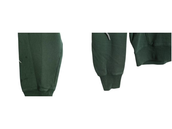 ステューシー ハーフジップ スウェット メンズ XL / トレーナー プルオーバー 襟付き ヘビーウェイト ワンポイント 裏起毛 大きいサイズ 緑