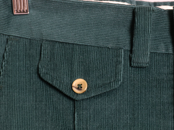 80s リーバイス パナテラ 細畝 コーデュロイ フレア パンツ 実寸 31 30 / 古着 ヴィンテージ ブーツカット スラックス ボトムス グリーン