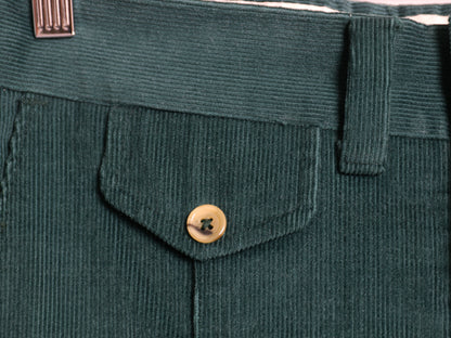 80s リーバイス パナテラ 細畝 コーデュロイ フレア パンツ 実寸 31 30 / 古着 ヴィンテージ ブーツカット スラックス ボトムス グリーン