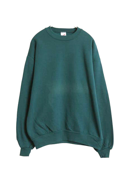 デッドストック 90s USA製 ジャージーズ 無地 スウェット メンズ レディース L / オールド トレーナー 裏起毛 ブランク トップス シンプル