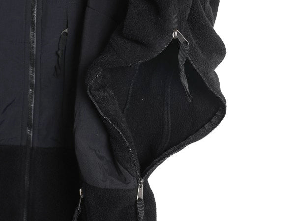 ノースフェイス デナリ ジャケット メンズ L / アウトドア フリース ナイロン ブルゾン ハイネック フルジップ アウター ブラック シンプル