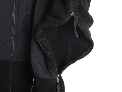 ノースフェイス デナリ ジャケット メンズ L / アウトドア フリース ナイロン ブルゾン ハイネック フルジップ アウター ブラック シンプル