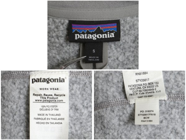 パタゴニア ベターセーター ハーフジップ レディース S / 18年製 フリース セーター アウトドア 裏起毛 ブルゾン ジャケット カレッジ 刺繍