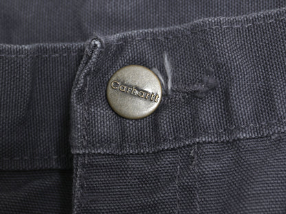 US企画 カーハート ウォッシュド ダック ペインター パンツ メンズ 36 34 ワーク ストレート ヘビーウェイト コットン ボトムス ぺトロール