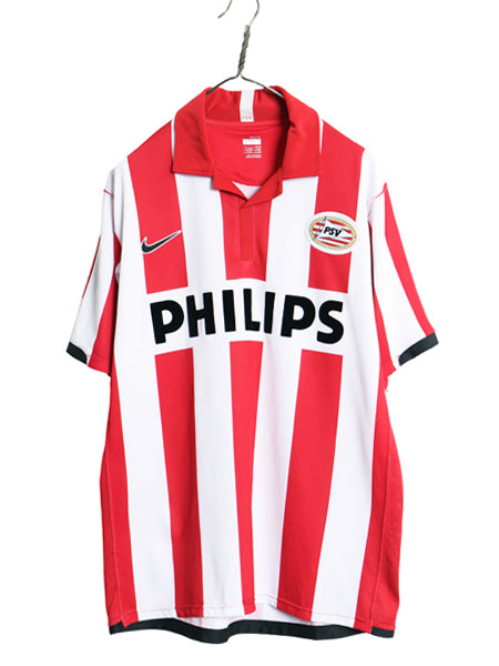 00s ナイキ PSV アイントホーフェン サッカー ユニフォーム メンズ L 正規品 オールド 06 07 08 当時物 オフィシャル フットボール ホーム
