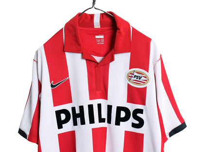 00s ナイキ PSV アイントホーフェン サッカー ユニフォーム メンズ L 正規品 オールド 06 07 08 当時物 オフィシャル フットボール ホーム