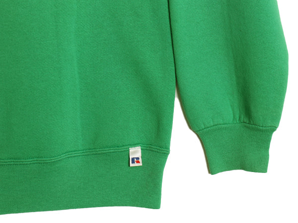 90s USA製 ラッセル 2段 オハイオ カレッジ プリント スウェット メンズ レディース XL 古着 オールド トレーナー 裏起毛 前V 大きいサイズ
