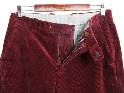 ブルックスブラザーズ 太畝 コーデュロイ パンツ メンズ 32 32 古着 ノータック スラックス スリム テーパード ストレッチ ボトムス コーズ