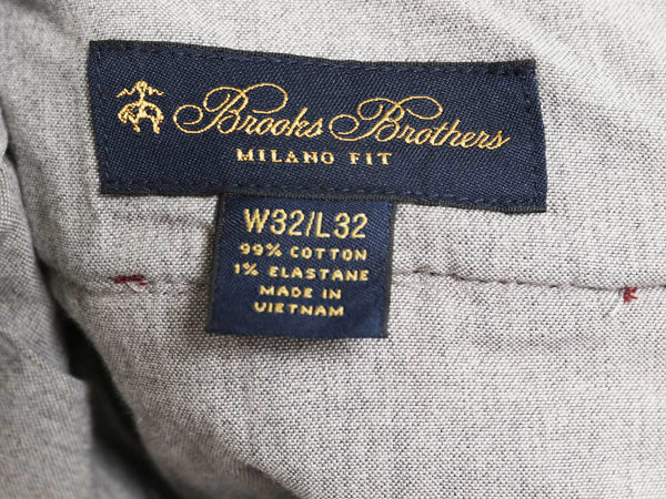 ブルックスブラザーズ 太畝 コーデュロイ パンツ メンズ 32 32 古着 ノータック スラックス スリム テーパード ストレッチ ボトムス コーズ