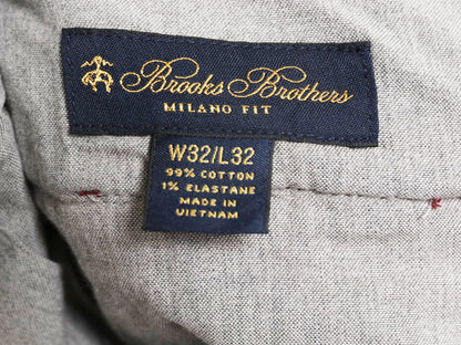 ブルックスブラザーズ 太畝 コーデュロイ パンツ メンズ 32 32 古着 ノータック スラックス スリム テーパード ストレッチ ボトムス コーズ