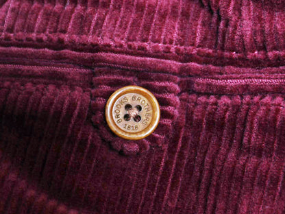 ブルックスブラザーズ 太畝 コーデュロイ パンツ メンズ 32 32 古着 ノータック スラックス スリム テーパード ストレッチ ボトムス コーズ