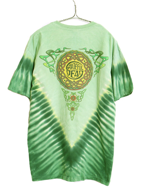 00s グレイトフルデッド グラフィック イラスト プリント タイダイ Tシャツ メンズ L 古着 当時物 オールド バンド ロック ローズ アート