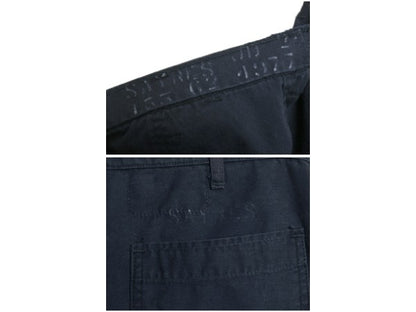 70s ★ 米軍実物 USN ネイビー ユーティリティ パンツ メンズ 30R 76年製 ヴィンテージ ミリタリー 軍物 NAVY セーラー フレア ボトムス 紺