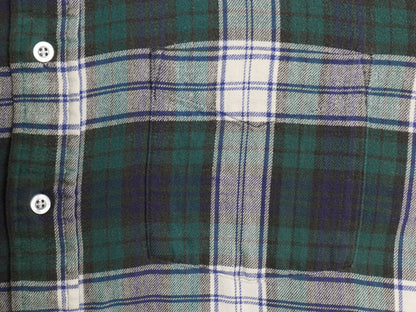 80s USA製 エルエルビーン チェック 長袖 ボタンダウン フランネル シャツ メンズ L / ヴィンテージ ネルシャツ コットン ライトウェイト