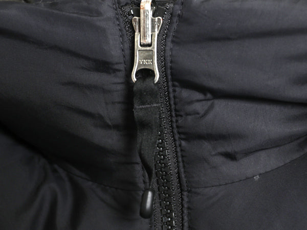 ノースフェイス ヌプシ ダウン ジャケット レディース S / アウトドア ナイロン 700フィル ハイネック ブルゾン パッカブル フルジップ 黒