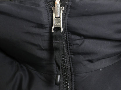 ノースフェイス ヌプシ ダウン ジャケット レディース S / アウトドア ナイロン 700フィル ハイネック ブルゾン パッカブル フルジップ 黒