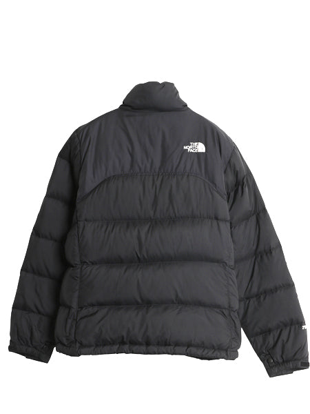 ノースフェイス ヌプシ ダウン ジャケット レディース S / アウトドア ナイロン 700フィル ハイネック ブルゾン パッカブル フルジップ 黒