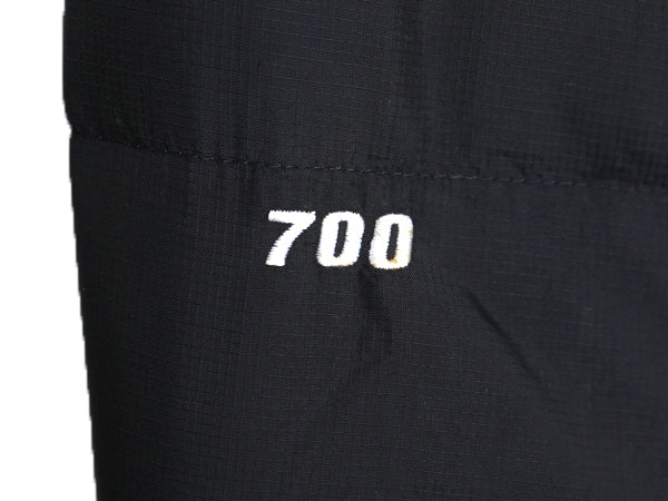 ノースフェイス ヌプシ ダウン ジャケット レディース S / アウトドア ナイロン 700フィル ハイネック ブルゾン パッカブル フルジップ 黒