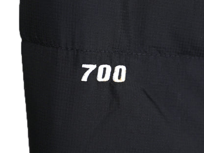 ノースフェイス ヌプシ ダウン ジャケット レディース S / アウトドア ナイロン 700フィル ハイネック ブルゾン パッカブル フルジップ 黒