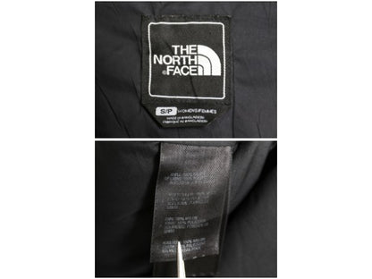 ノースフェイス ヌプシ ダウン ジャケット レディース S / アウトドア ナイロン 700フィル ハイネック ブルゾン パッカブル フルジップ 黒