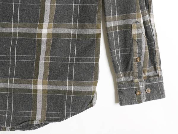 US企画 カーハート 長袖 ヘビー フランネル シャツ メンズ M / 古着 チェック ORIGINAL FIT ネルシャツ コットン ワーク 廃盤 マルチカラー