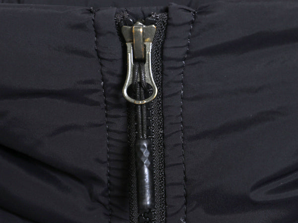 US企画 ノースフェイス ナイロン ダウン ジャケット レディース S / キルティング ジャンパー ストレッチ 700 フィル パッカブル ブラック 