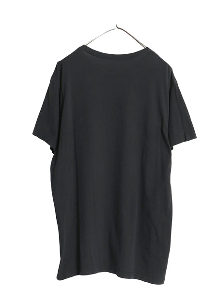USA製 パタゴニア ロゴ プリント 半袖 Tシャツ メンズ XL / 19年製 アウトドア カットソー スリムフィット シンプル 薄手 大きいサイズ 黒