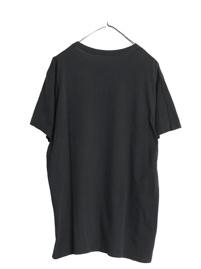 USA製 パタゴニア ロゴ プリント 半袖 Tシャツ メンズ XL / 19年製 アウトドア カットソー スリムフィット シンプル 薄手 大きいサイズ 黒