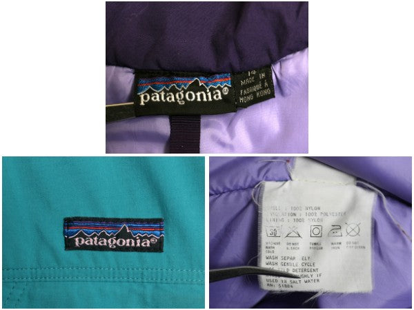 90s ★ パタゴニア ガイド パーカー 14 レディース XL メンズ L 程 オールド ジャケット 中綿 ナイロン ジャンパー フルジップ 廃盤 旧タグ