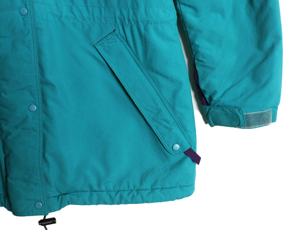 90s ★ パタゴニア ガイド パーカー 14 レディース XL メンズ L 程 オールド ジャケット 中綿 ナイロン ジャンパー フルジップ 廃盤 旧タグ