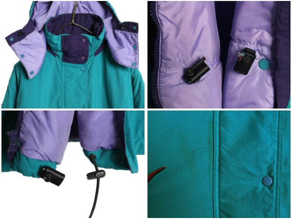 90s ★ パタゴニア ガイド パーカー 14 レディース XL メンズ L 程 オールド ジャケット 中綿 ナイロン ジャンパー フルジップ 廃盤 旧タグ