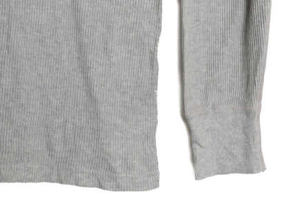 デッドストック 00s ポロ ラルフローレン 長袖 サーマル Tシャツ メンズ M / オールド ロンT ワッフル カットソー ストレッチ コットン 灰