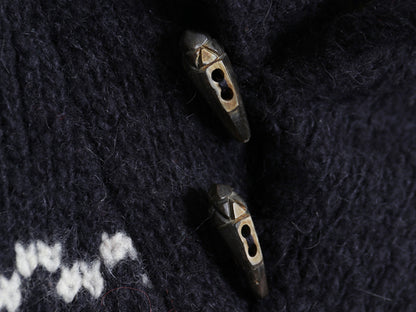 ポロ ラルフローレン ショールカラー ノルディック ニット セーター メンズ L / ウール アルパカ 総柄 プルオーバー トグル 長袖セーター 