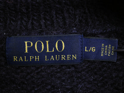 ポロ ラルフローレン ショールカラー ノルディック ニット セーター メンズ L / ウール アルパカ 総柄 プルオーバー トグル 長袖セーター 