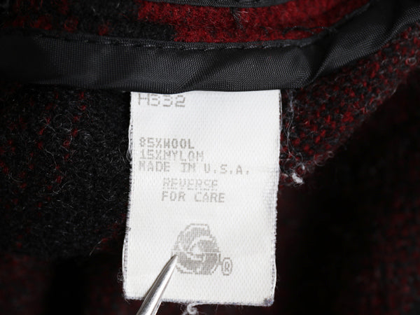 80s USA製 ★ エルエルビーン ネイティブ ラグ ジャケット メンズ XL ヴィンテージ ウール ブランケット ボーダー アウトドア 大きいサイズ